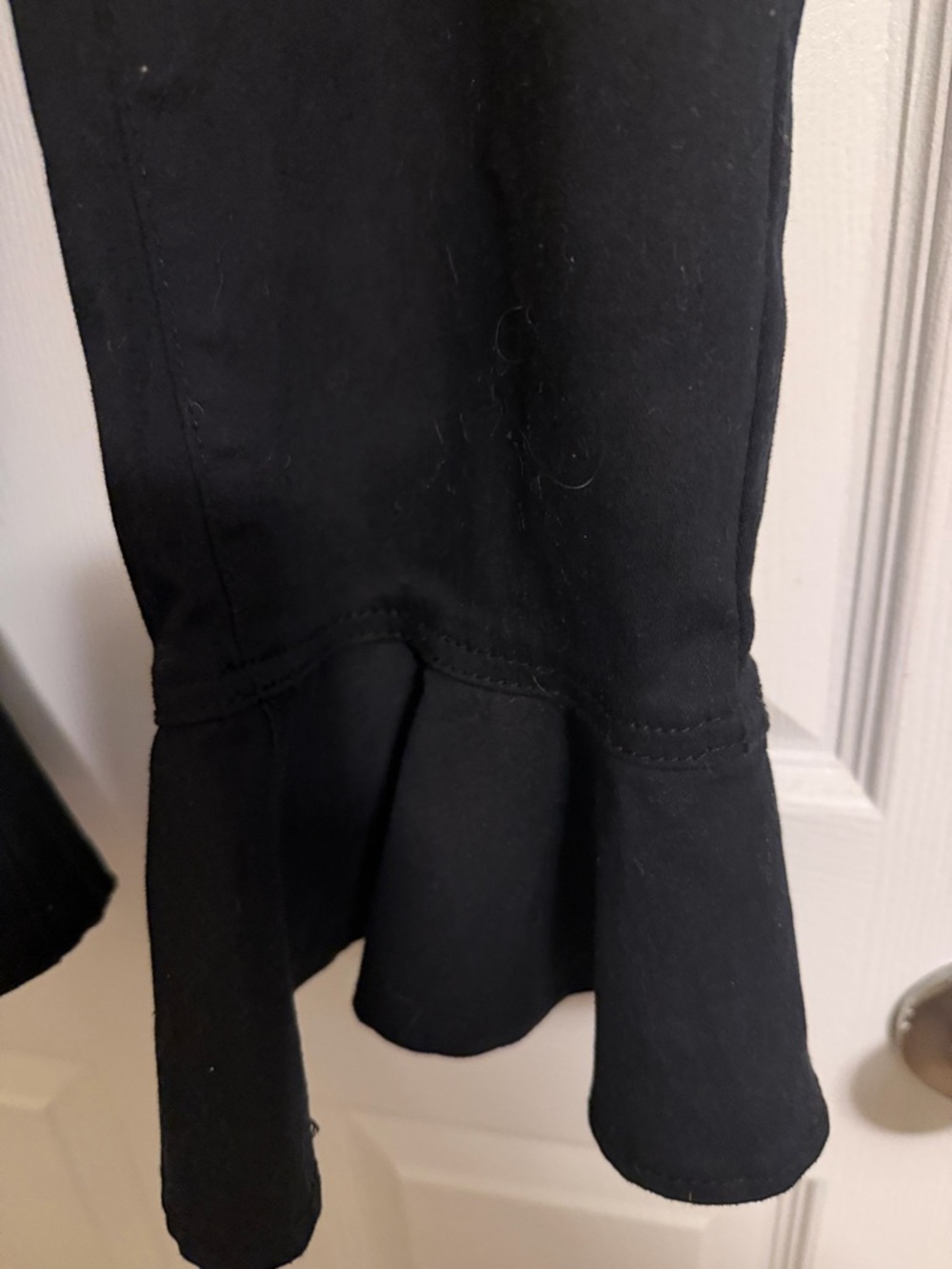 VENUS Black Rhinestone-Accent Flare capri - Picture 3 of 4